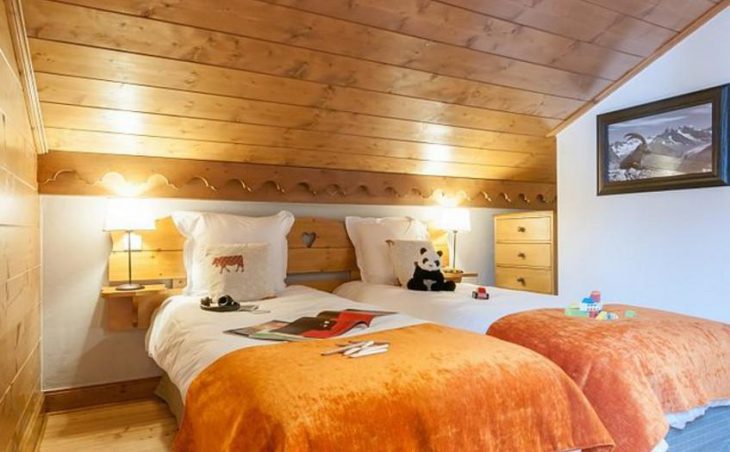 Les Fermes du Soleil, Les Carroz, Twin Bedroom